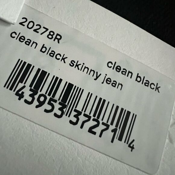 SPANX Black Denim Ankle Skinny Jeans in Clean Black Sz Small NWT 🏷️ - Picture 4 of 14